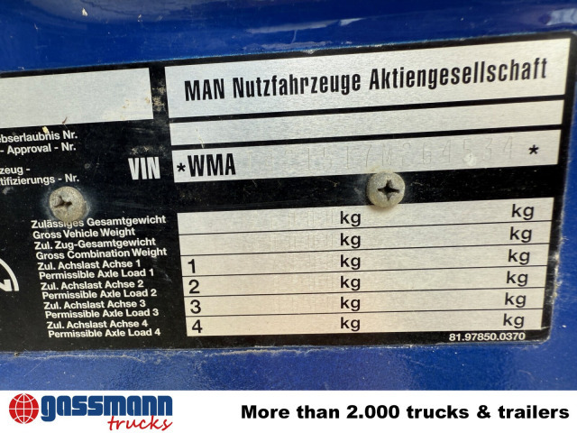 MAN 27.403 6x6 BB, EX-THW - Cab chassis truck: picture 3 MAN 27.403 6x6 BB, EX-THW - Cab chassis truck: picture 3