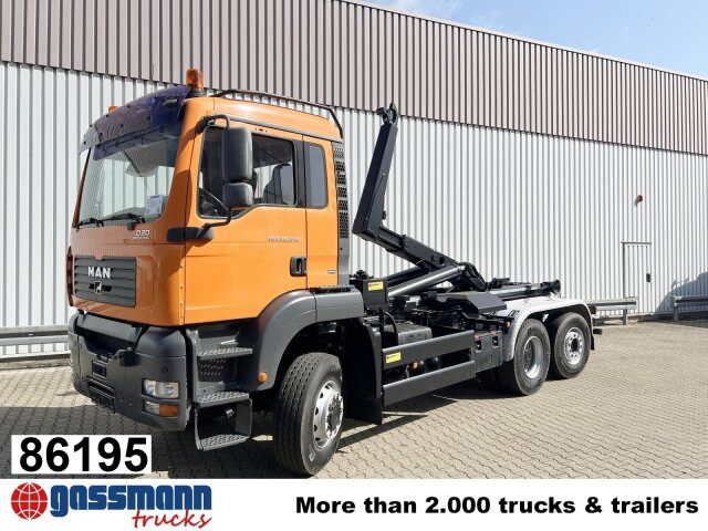 MAN TGA 28.350 6X4-4 BL, Lift-/Lenkachse, Meiller - Hook lift truck: picture 1 MAN TGA 28.350 6X4-4 BL, Lift-/Lenkachse, Meiller - Hook lift truck: picture 1