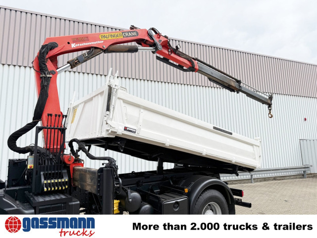 Tipper, Crane truck MAN TGM 18.240 4x4 BB mit Kran Palfinger PK9501: picture 15