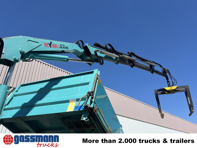 Tipper, Crane truck MAN TGM 18.290 4X2 BL mit Kran Hyva HB 150C: picture 15