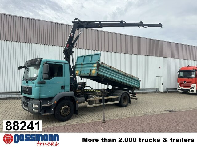 MAN TGM 18.290 4x2 LL, EEV, Kran Hiab XS 111 ES-3 - Tipper, Crane truck: picture 1 MAN TGM 18.290 4x2 LL, EEV, Kran Hiab XS 111 ES-3 - Tipper, Crane truck: picture 1