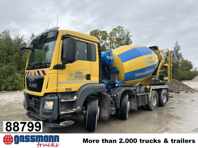 MAN TGS 32.400 8x4 BB, Stetter ca. 9m³ - Concrete mixer truck: picture 1 MAN TGS 32.400 8x4 BB, Stetter ca. 9m³ - Concrete mixer truck: picture 1