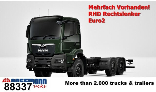 MAN TGS 33.440 6x6 BB CH RHD, Euro2, Rechtslenker, - Cab chassis truck: picture 1 MAN TGS 33.440 6x6 BB CH RHD, Euro2, Rechtslenker, - Cab chassis truck: picture 1