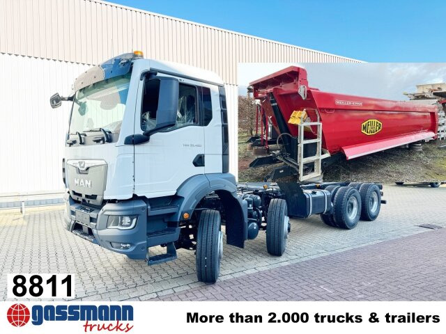 MAN TGS 35.480 8x6H BL CH, HydroDrive, Navi, Meiller - Dumper: picture 1 MAN TGS 35.480 8x6H BL CH, HydroDrive, Navi, Meiller - Dumper: picture 1