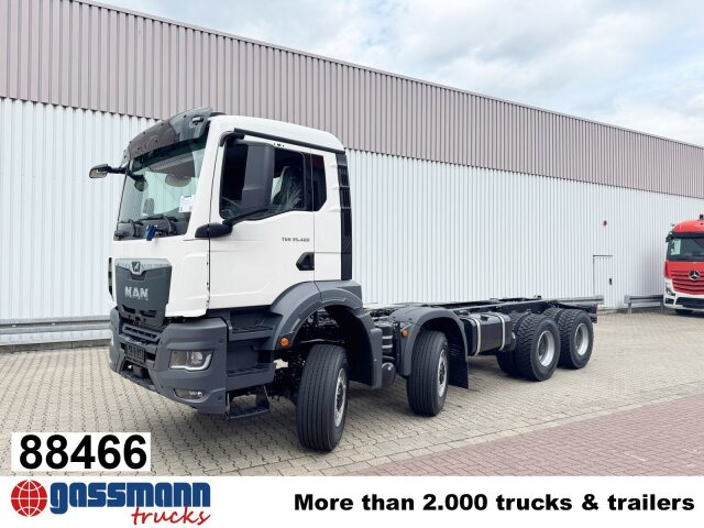 MAN TGS 35.480 8x8 BB CH, Hohe Bauart, Nebenantrieb - Cab chassis truck: picture 1 MAN TGS 35.480 8x8 BB CH, Hohe Bauart, Nebenantrieb - Cab chassis truck: picture 1