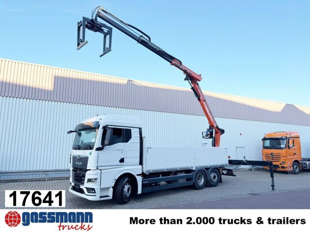 MAN TGX 26.470 6x2-4 BL, Lenk-/Liftachse, Retarder, - Dropside/ Flatbed truck, Crane truck: picture 1 MAN TGX 26.470 6x2-4 BL, Lenk-/Liftachse, Retarder, - Dropside/ Flatbed truck, Crane truck: picture 1