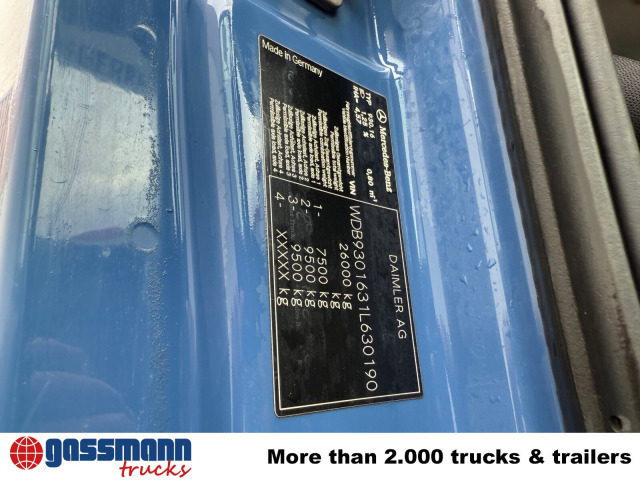 Mercedes-Benz Actros 3346 6x4, Retarder, Only Chassis! - Cab chassis truck: picture 5 Mercedes-Benz Actros 3346 6x4, Retarder, Only Chassis! - Cab chassis truck: picture 5