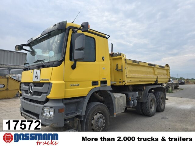 Mercedes-Benz Actros 3348/6x6 Bordmatik links - Tipper: picture 1 Mercedes-Benz Actros 3348/6x6 Bordmatik links - Tipper: picture 1