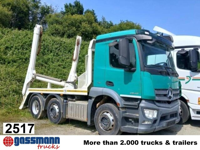Mercedes-Benz Antos 2540 L 6x2, Vorlaufachse lenk-,liftbar - Skip loader truck: picture 1 Mercedes-Benz Antos 2540 L 6x2, Vorlaufachse lenk-,liftbar - Skip loader truck: picture 1