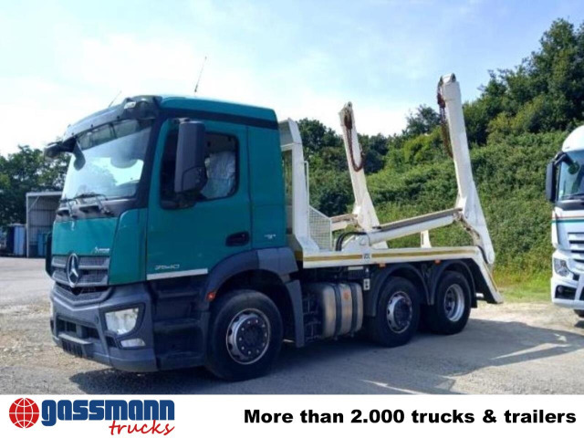 Mercedes-Benz Antos 2540 L 6x2, Vorlaufachse lenk-,liftbar - Skip loader truck: picture 4 Mercedes-Benz Antos 2540 L 6x2, Vorlaufachse lenk-,liftbar - Skip loader truck: picture 4