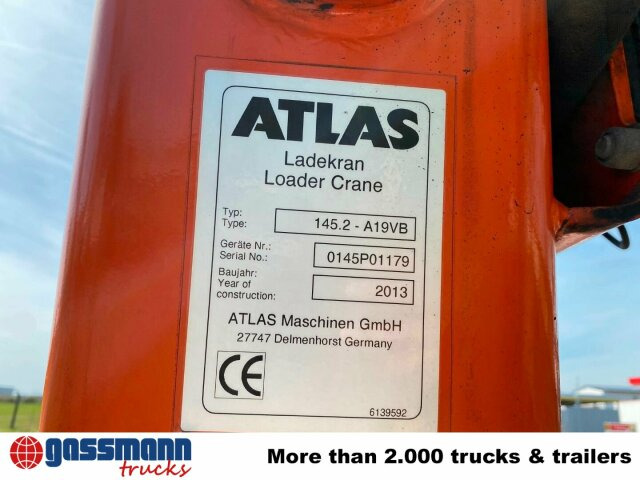 Mercedes-Benz Arocs 2545 L/6x2/4, Atlas Kran, 145.2-A19 VB, - Dropside/ Flatbed truck, Crane truck: picture 2 Mercedes-Benz Arocs 2545 L/6x2/4, Atlas Kran, 145.2-A19 VB, - Dropside/ Flatbed truck, Crane truck: picture 2