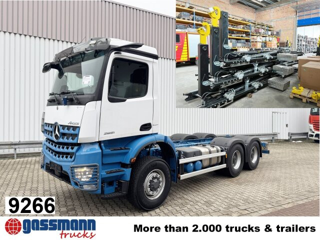 Mercedes-Benz Arocs 2651 L 6x6, HydroDrive, MirrorCam, - Hook lift truck: picture 1 Mercedes-Benz Arocs 2651 L 6x6, HydroDrive, MirrorCam, - Hook lift truck: picture 1