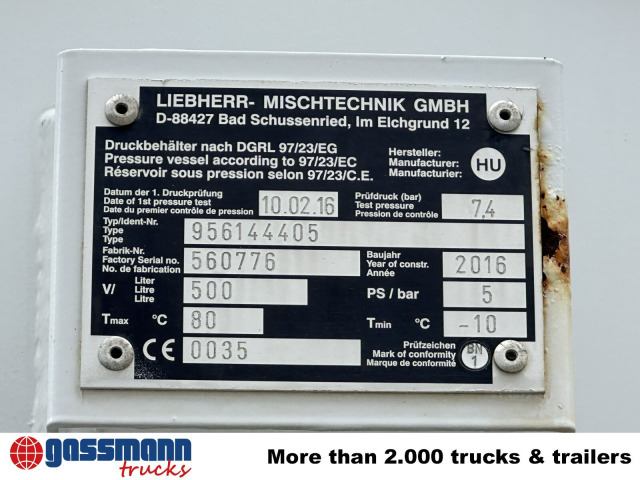 Mercedes-Benz Arocs 3251 LB 8x4/4, Betonmischer Liebherr ca. - Concrete mixer truck: picture 4 Mercedes-Benz Arocs 3251 LB 8x4/4, Betonmischer Liebherr ca. - Concrete mixer truck: picture 4