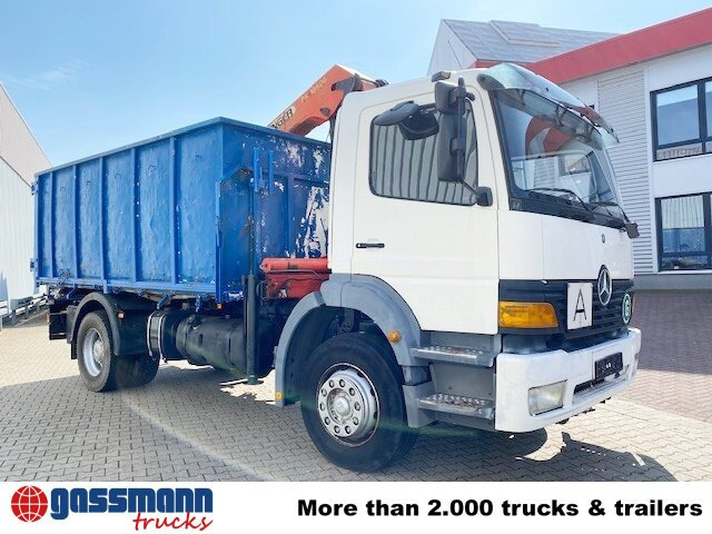 Tipper, Crane truck Mercedes-Benz Atego 1823 4x2 mit Kran Palfinger PK10500,: picture 9