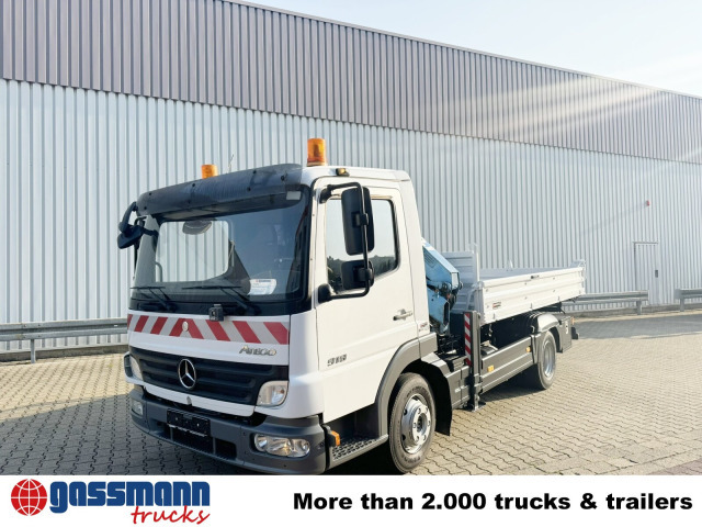 Mercedes-Benz Atego 818 K 4x2 mit Kran Atlas AK 50.1-A2 - Tipper, Crane truck: picture 2 Mercedes-Benz Atego 818 K 4x2 mit Kran Atlas AK 50.1-A2 - Tipper, Crane truck: picture 2