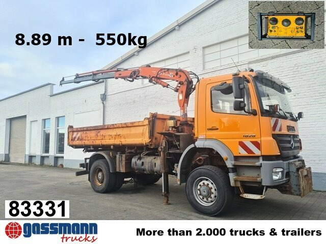 Mercedes-Benz Axor 1828 AK 4x4, Winterdienstausstattung, Kran - Tipper, Crane truck: picture 1 Mercedes-Benz Axor 1828 AK 4x4, Winterdienstausstattung, Kran - Tipper, Crane truck: picture 1