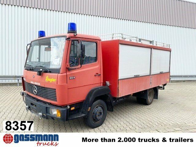Mercedes-Benz LK 814 F 4x2, Ziegler RW1, 6-Zylinder Motor - Box truck: picture 1 Mercedes-Benz LK 814 F 4x2, Ziegler RW1, 6-Zylinder Motor - Box truck: picture 1