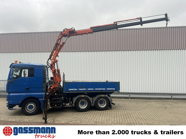 Tractor unit MAN TGA 26.480 6x4 BL, Intarder, SZM/Pritsche, Kran: picture 11