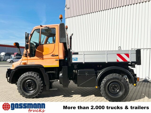 Unimog U 300 4x4, Kipper, Kommunalhydraulik, - Dropside/ Flatbed truck, Utility/ Special vehicle: picture 2 Unimog U 300 4x4, Kipper, Kommunalhydraulik, - Dropside/ Flatbed truck, Utility/ Special vehicle: picture 2