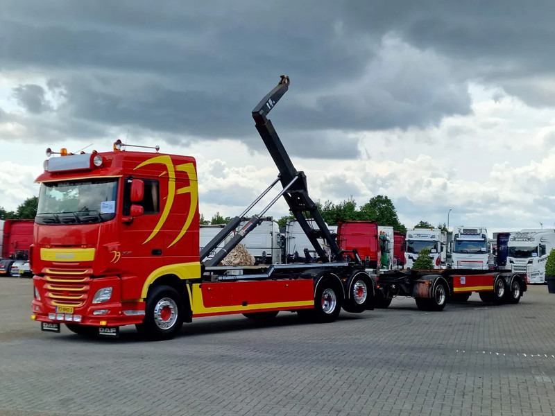 DAF XF 440 SpaceCab 6x2*4 - VDL Hooklift 21T + GS Meppel trailer 2004 - Cable system truck: picture 3 DAF XF 440 SpaceCab 6x2*4 - VDL Hooklift 21T + GS Meppel trailer 2004 - Cable system truck: picture 3