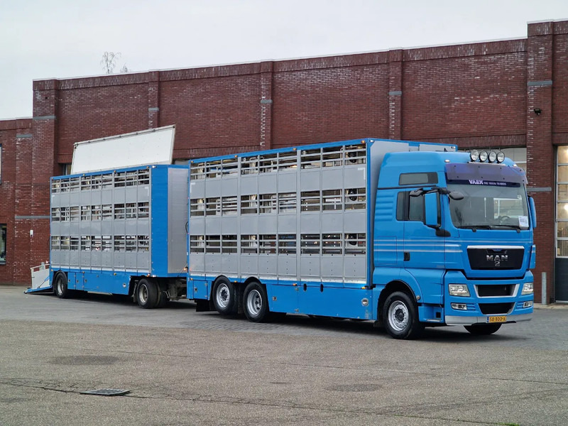 MAN TGX 26.440 6x2*4 - 3 deck Livestock - Water & Ventilation + Jumbo/Bekkers 3 deck trailer - Livestock truck: picture 1 MAN TGX 26.440 6x2*4 - 3 deck Livestock - Water & Ventilation + Jumbo/Bekkers 3 deck trailer - Livestock truck: picture 1