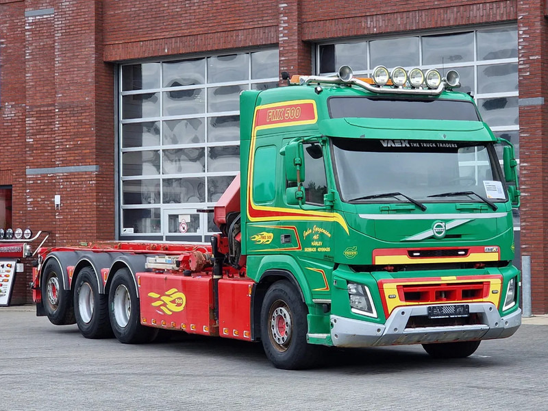 Volvo FMX 500 8x4*4 - HMF 2820 K5 Crane - Sawo Cable system - 3 sides Tipping - Euro 6 - Cable system truck, Crane truck: picture 2 Volvo FMX 500 8x4*4 - HMF 2820 K5 Crane - Sawo Cable system - 3 sides Tipping - Euro 6 - Cable system truck, Crane truck: picture 2