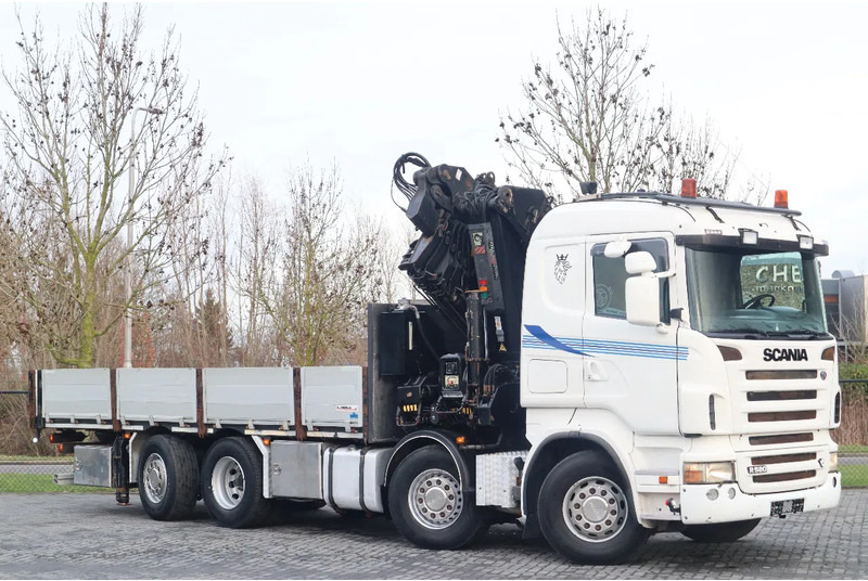 Scania R580 V8 | 8X2*6 | HIAB 422E-5 | JIB | MANUAL | RETARDER | EURO 3 - Crane truck: picture 4 Scania R580 V8 | 8X2*6 | HIAB 422E-5 | JIB | MANUAL | RETARDER | EURO 3 - Crane truck: picture 4