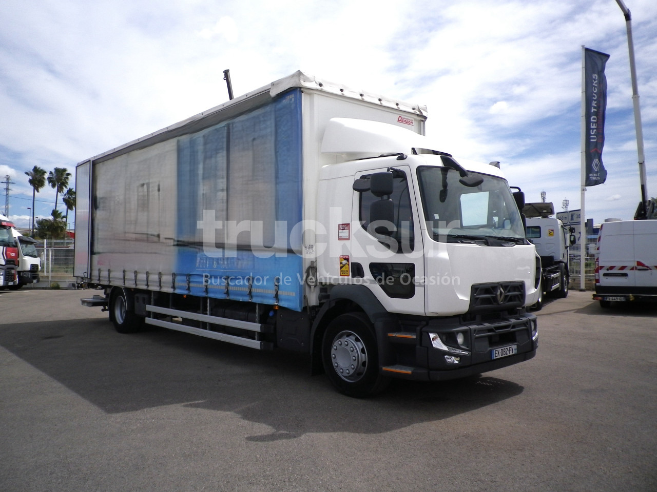 RENAULT D280.18 22P - Curtainsider truck: picture 2 RENAULT D280.18 22P - Curtainsider truck: picture 2