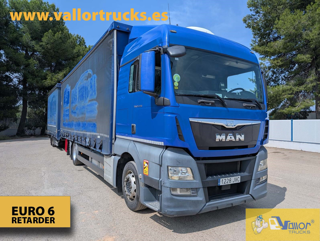 MAN TGX 26.440 - ROAD TRAIN - Curtainsider truck: picture 2 MAN TGX 26.440 - ROAD TRAIN - Curtainsider truck: picture 2