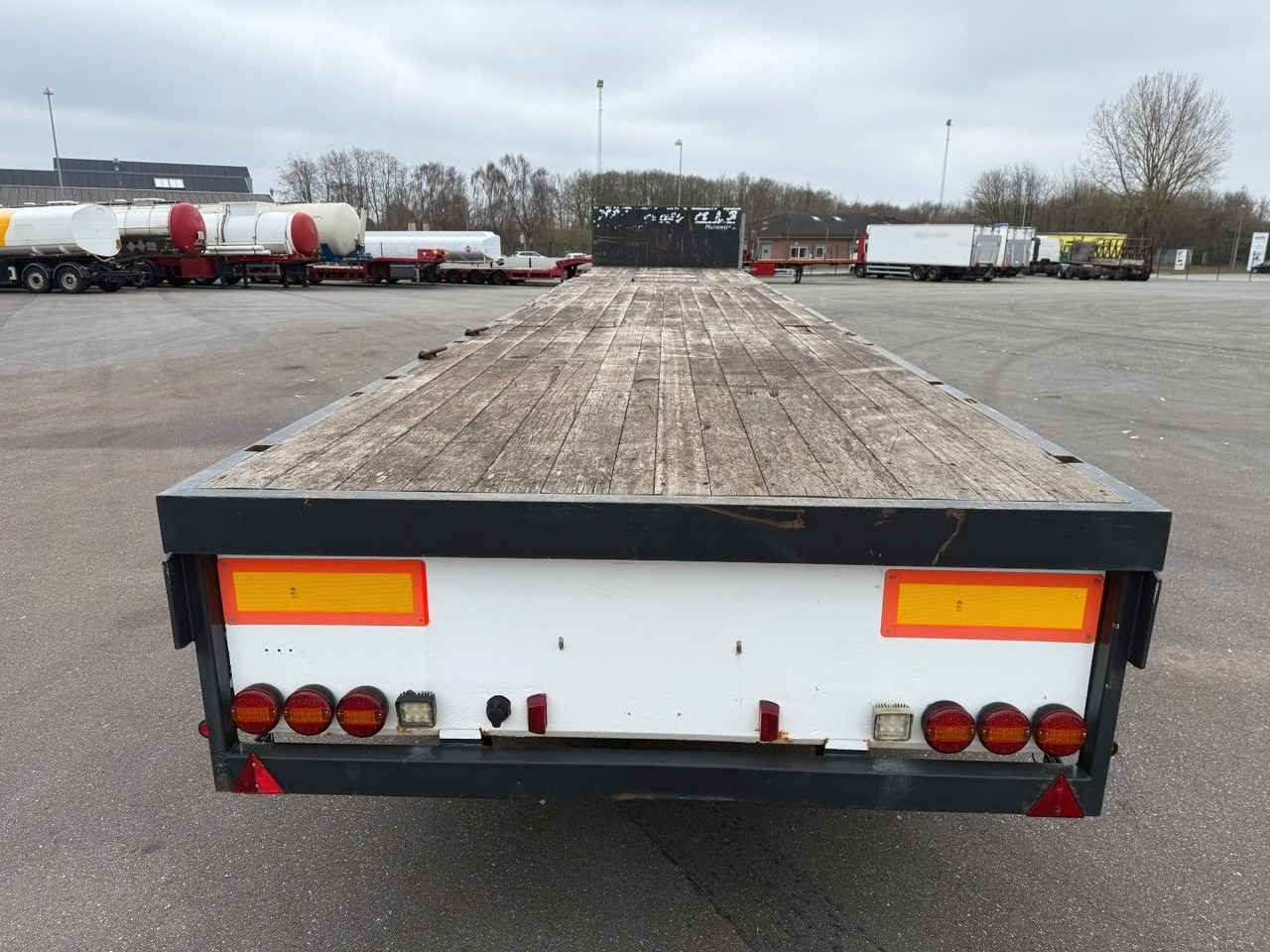 Lag 3 axle 7 m. Extendable / Last Axle Steering - Dropside/ Flatbed semi-trailer: picture 5 Lag 3 axle 7 m. Extendable / Last Axle Steering - Dropside/ Flatbed semi-trailer: picture 5