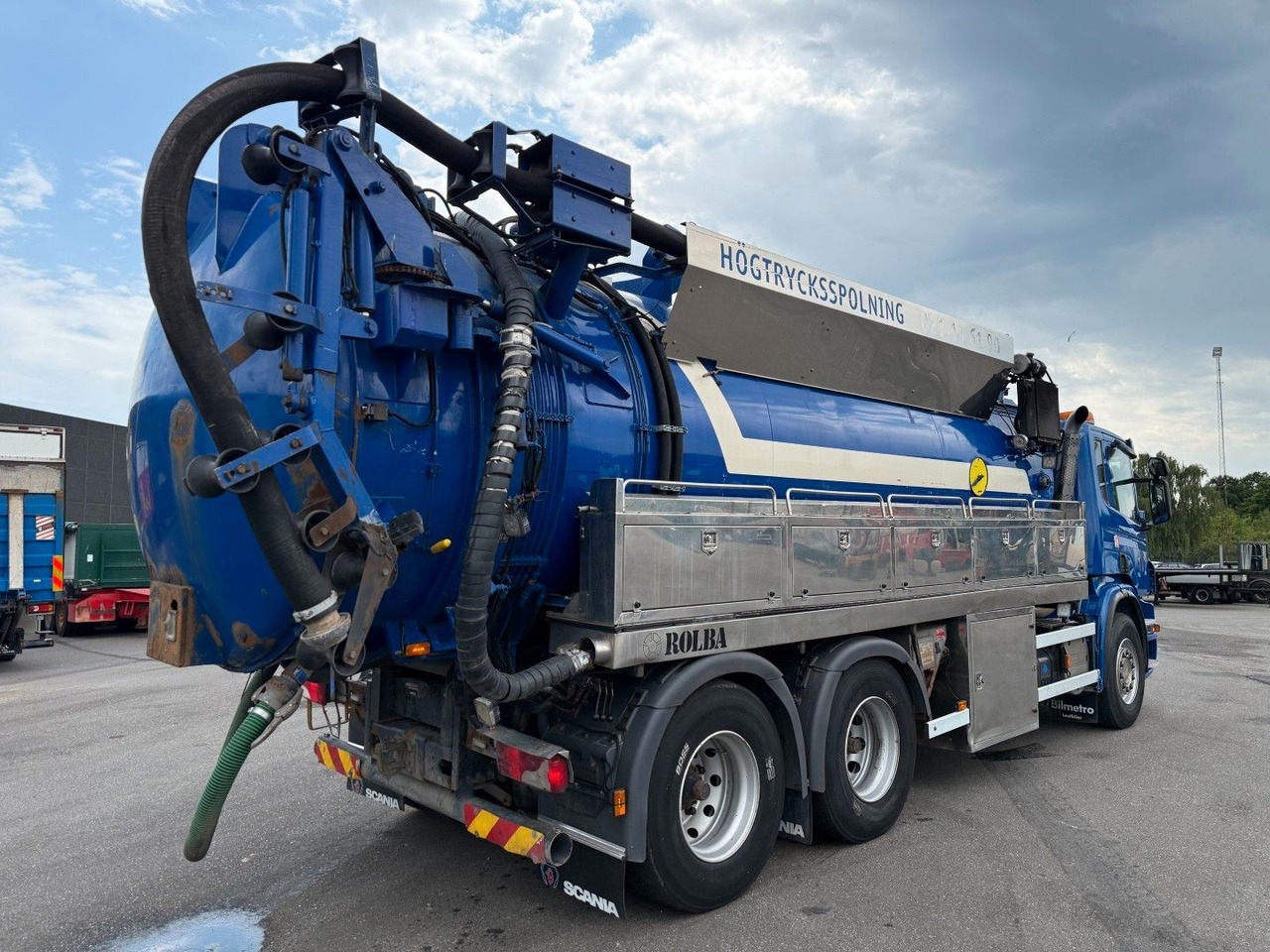 Scania P380 6x4 Rolba 15,000 l. Stainless Steel Kombi - Vacuum truck: picture 3 Scania P380 6x4 Rolba 15,000 l. Stainless Steel Kombi - Vacuum truck: picture 3