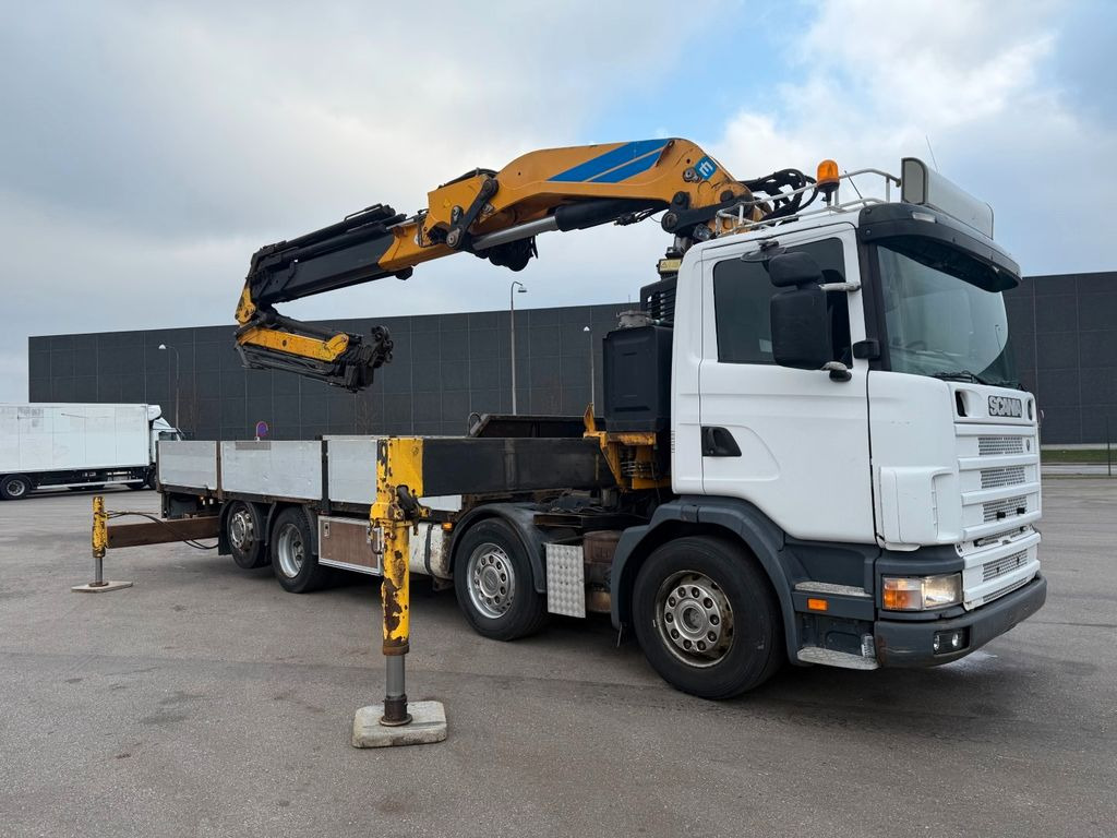 Scania R114/380 8x2*6 Effer 550/6S + JIB 6S Heavy Duty - Crane truck, Dropside/ Flatbed truck: picture 2 Scania R114/380 8x2*6 Effer 550/6S + JIB 6S Heavy Duty - Crane truck, Dropside/ Flatbed truck: picture 2