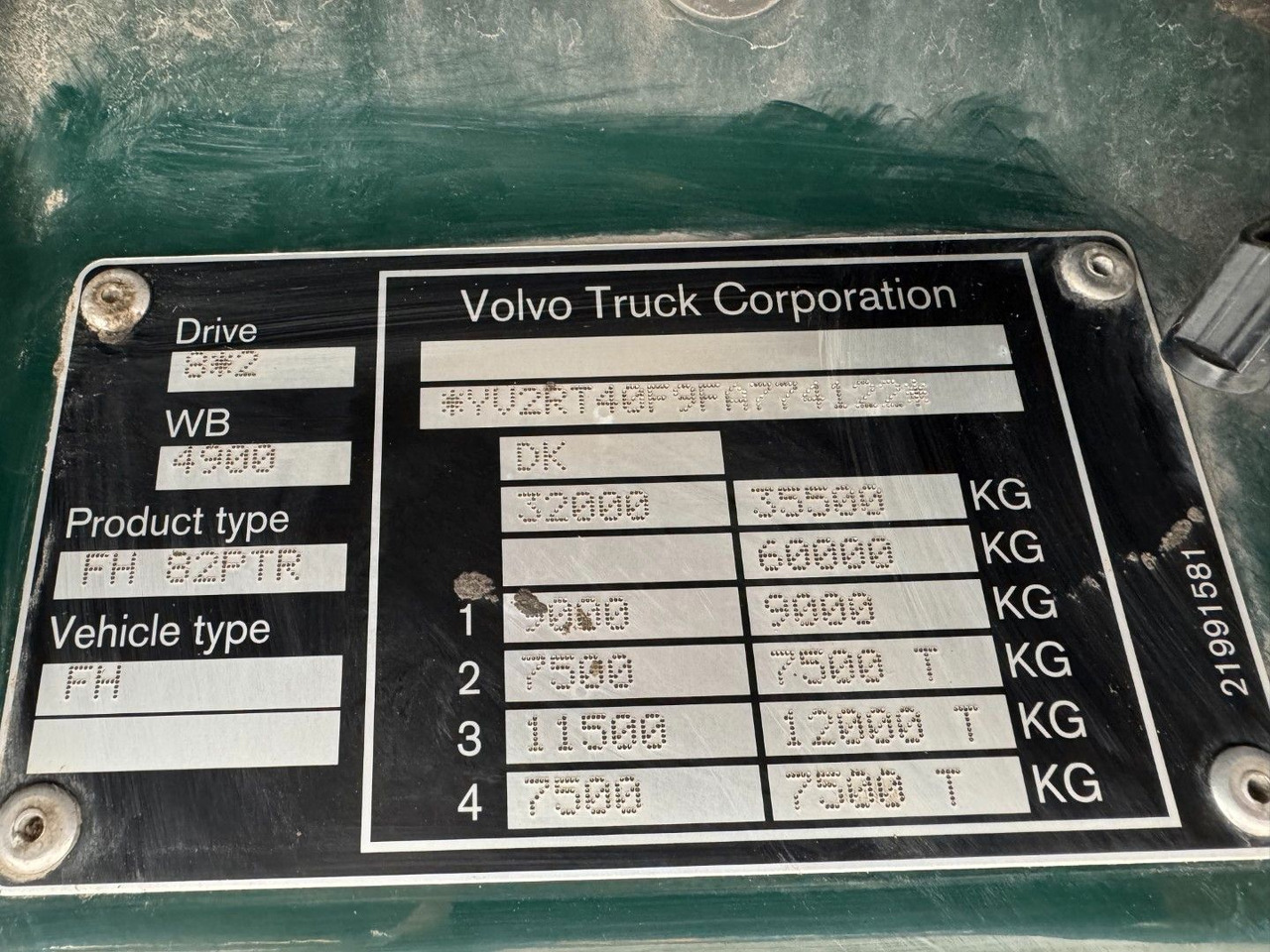 Tipper Volvo FH 500 8x2*6 Tipper Euro 6: picture 11 Tipper Volvo FH 500 8x2*6 Tipper Euro 6: picture 11