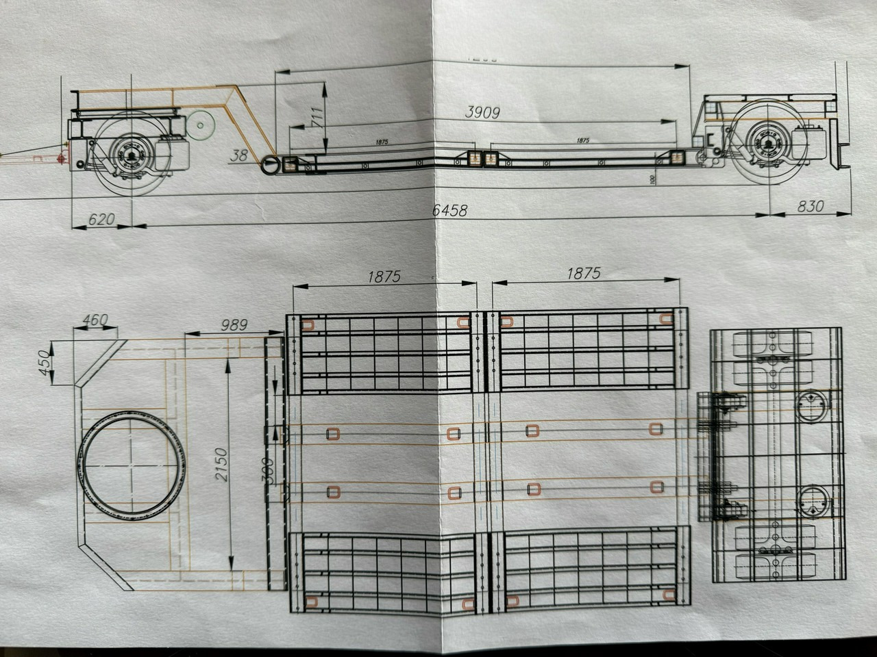 EMTECH PCN 18 PNZ-S Tiefbett zagłębiana Rozsuwana UNIKAT JAK NOWA - Low loader trailer: picture 4 EMTECH PCN 18 PNZ-S Tiefbett zagłębiana Rozsuwana UNIKAT JAK NOWA - Low loader trailer: picture 4