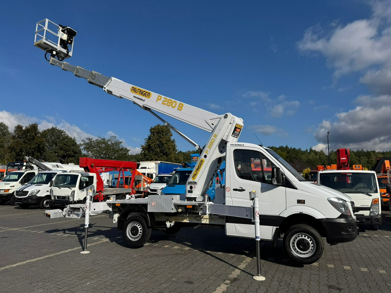 Mercedes Sprinter Zwyżka Podnośnik Koszowy PALFINGER P280 B UDT - Truck mounted aerial platform: picture 5 Mercedes Sprinter Zwyżka Podnośnik Koszowy PALFINGER P280 B UDT - Truck mounted aerial platform: picture 5