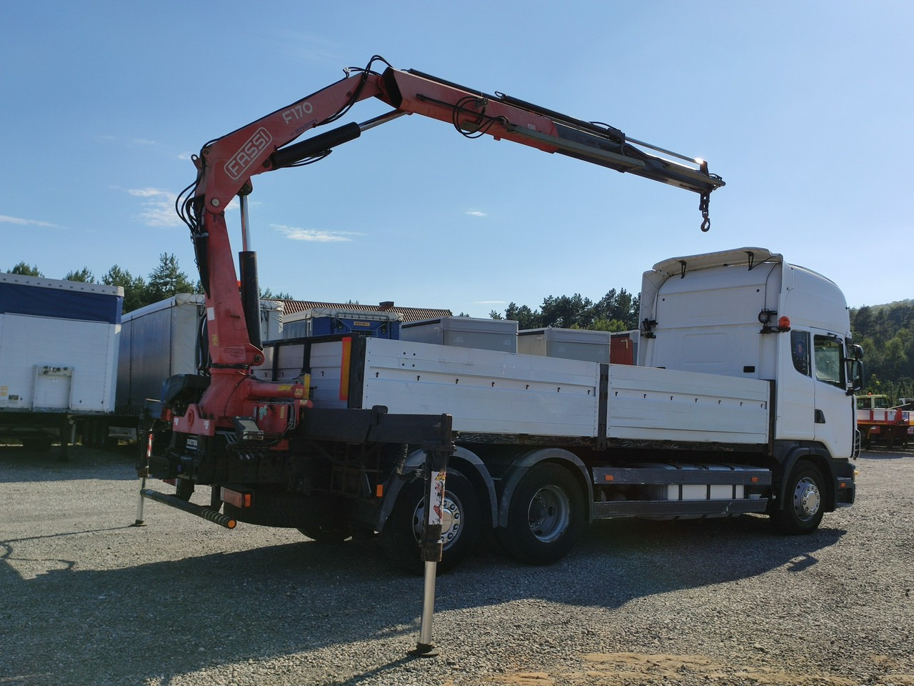 Scania 124L 420 6x2 Retarder HDS FASSI F170 Budowlanka - Dropside/ Flatbed truck, Crane truck: picture 2 Scania 124L 420 6x2 Retarder HDS FASSI F170 Budowlanka - Dropside/ Flatbed truck, Crane truck: picture 2