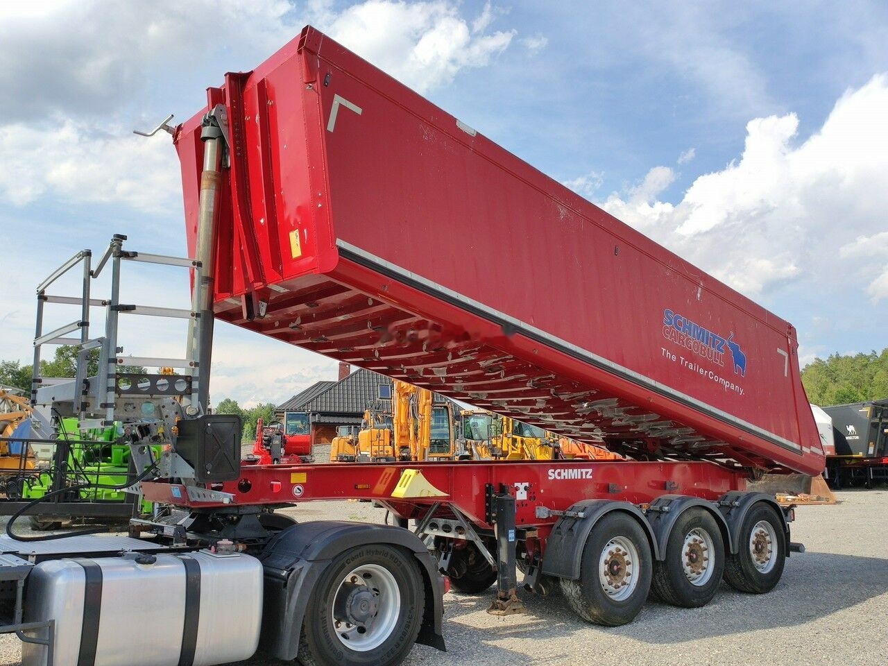 Tipper semi-trailer Schmitz Cargobull 33m Waga: 5700kg Ład.: 30300kg Góra: alu Dół: stal OKAZJA: picture 1