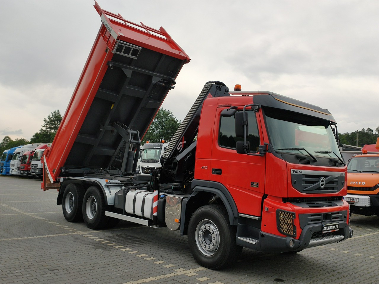 Volvo FMX 410 6x4 13L HDS Radiowy Hydroburta - Tipper, Crane truck: picture 2 Volvo FMX 410 6x4 13L HDS Radiowy Hydroburta - Tipper, Crane truck: picture 2