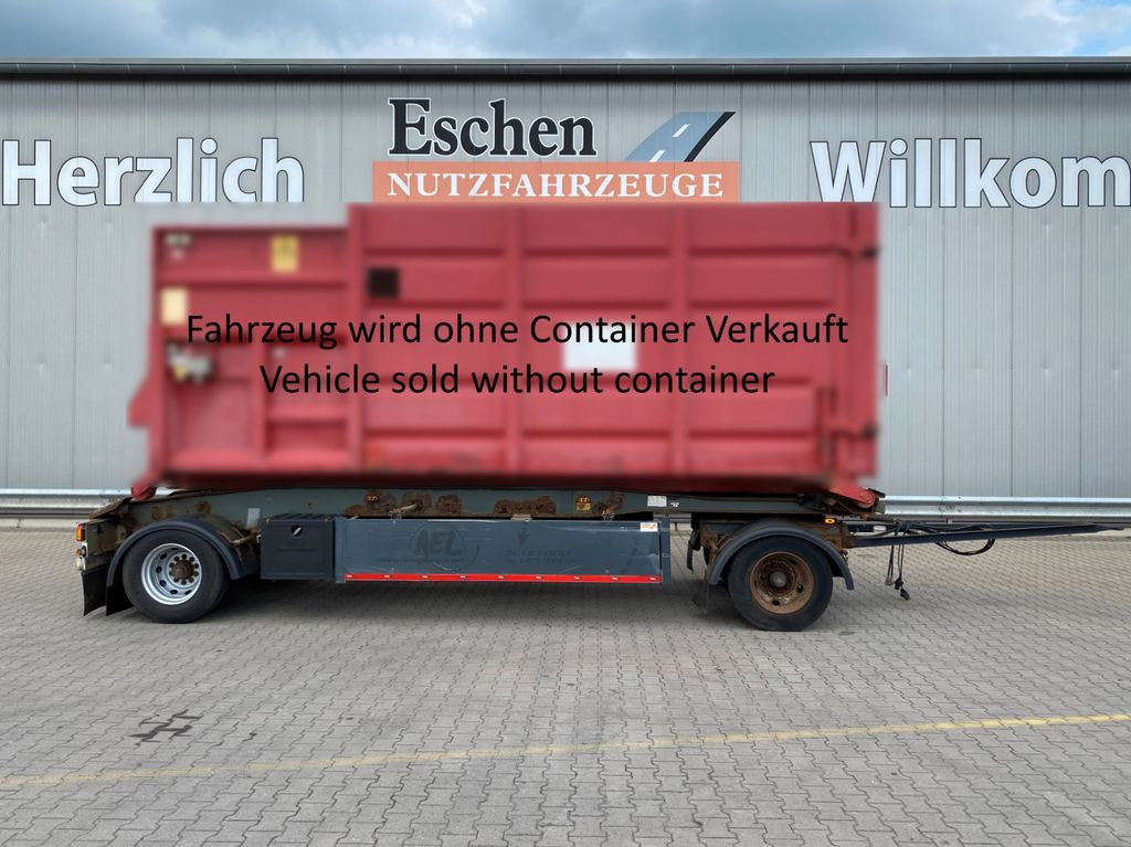 Hüffermann HSA 18.7| pneum.Verriegelung*BPW*Zwillingsreifen - Roll-off/ Skip trailer: picture 1 Hüffermann HSA 18.7| pneum.Verriegelung*BPW*Zwillingsreifen - Roll-off/ Skip trailer: picture 1