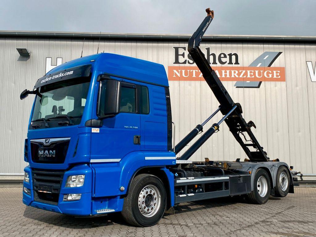 MAN TGS 26.500 6x2-4 LL | MEILLER 21.65*ACC*Retarder - Hook lift truck: picture 1 MAN TGS 26.500 6x2-4 LL | MEILLER 21.65*ACC*Retarder - Hook lift truck: picture 1