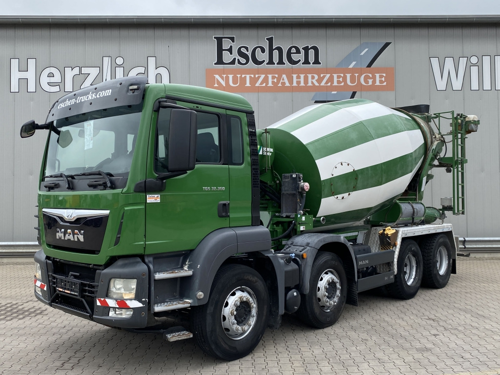 MAN TGS 32.360 8x4 BB / 9 m³ Stetter-Aufbau - Concrete mixer truck: picture 1 MAN TGS 32.360 8x4 BB / 9 m³ Stetter-Aufbau - Concrete mixer truck: picture 1