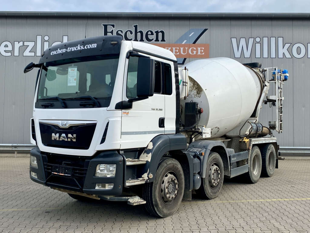MAN TGS 32.360 8x4 BB / 9 m³ Stetter-Aufbau - Concrete mixer truck: picture 1 MAN TGS 32.360 8x4 BB / 9 m³ Stetter-Aufbau - Concrete mixer truck: picture 1