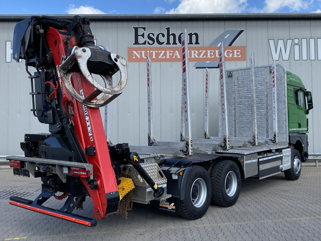 MAN TGX 33.580 6x4 BB Kurzholzaufbau / Kran - Timber truck, Crane truck: picture 5 MAN TGX 33.580 6x4 BB Kurzholzaufbau / Kran - Timber truck, Crane truck: picture 5
