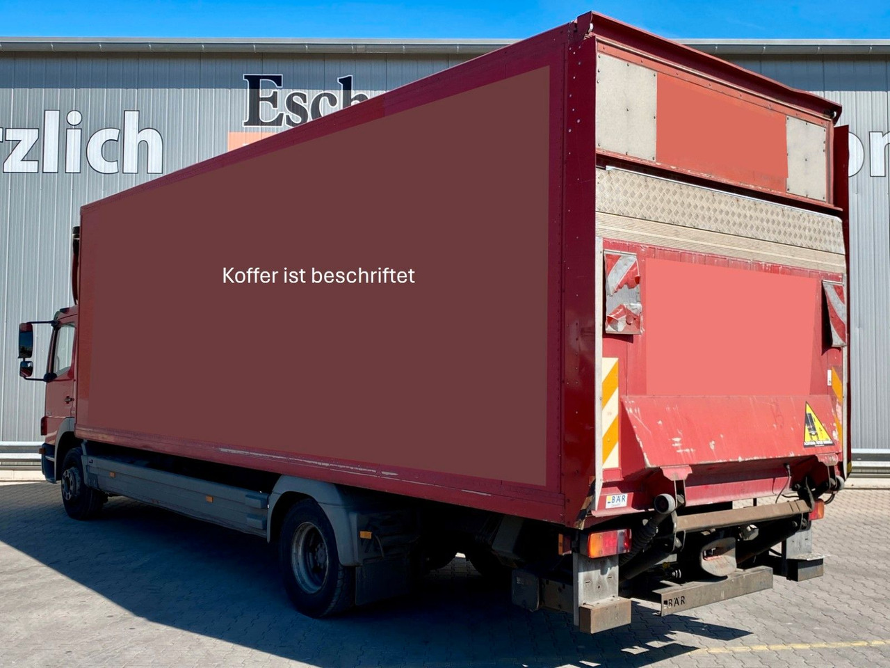 Mercedes-Benz Atego 1224 | BÄR LBW 1,50to*3x Sitze*Klima*AHK - Box truck: picture 3 Mercedes-Benz Atego 1224 | BÄR LBW 1,50to*3x Sitze*Klima*AHK - Box truck: picture 3