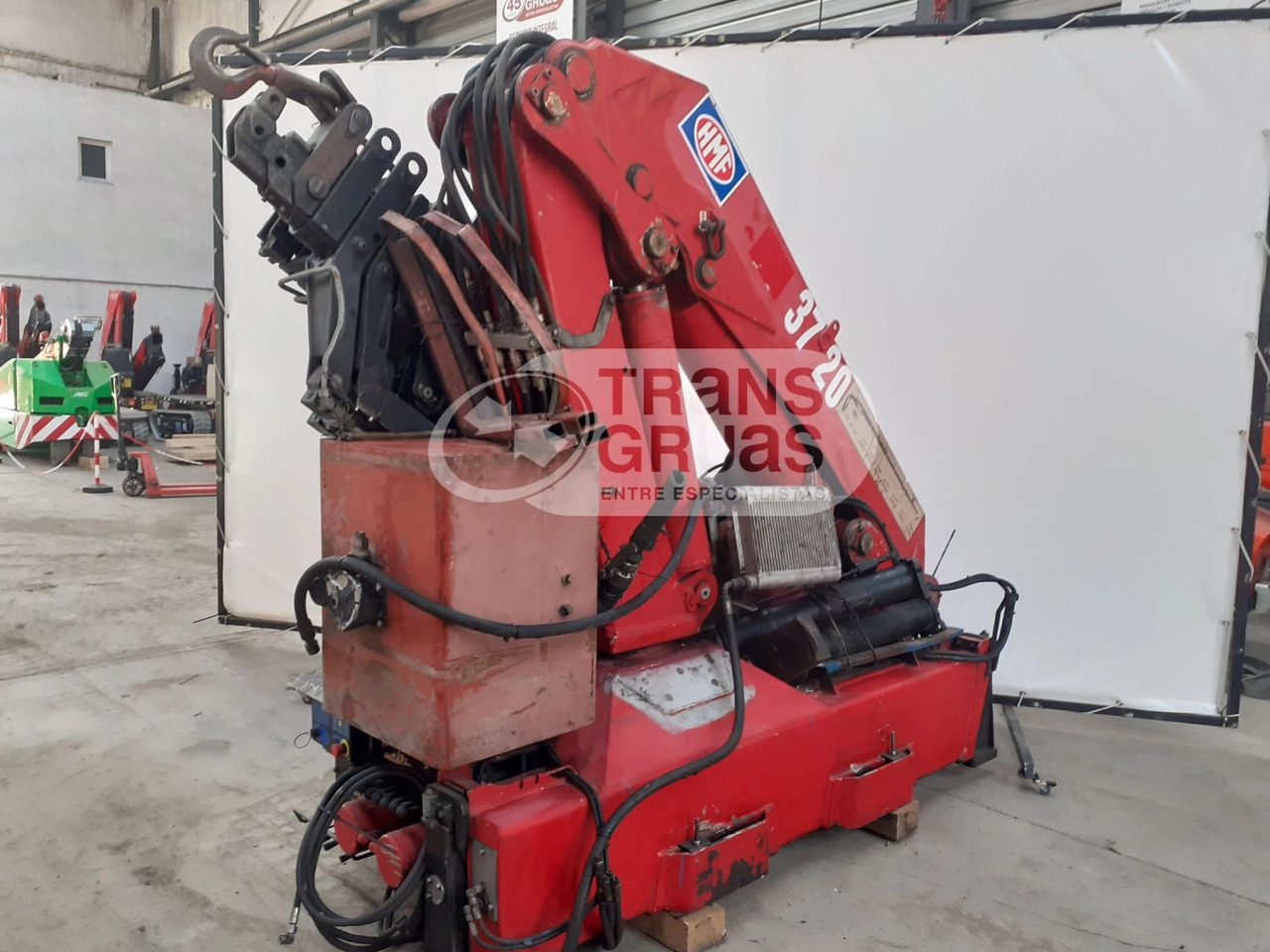 Grúa HMF 3720 K6 - Truck mounted crane for Truck: picture 3 Grúa HMF 3720 K6 - Truck mounted crane for Truck: picture 3