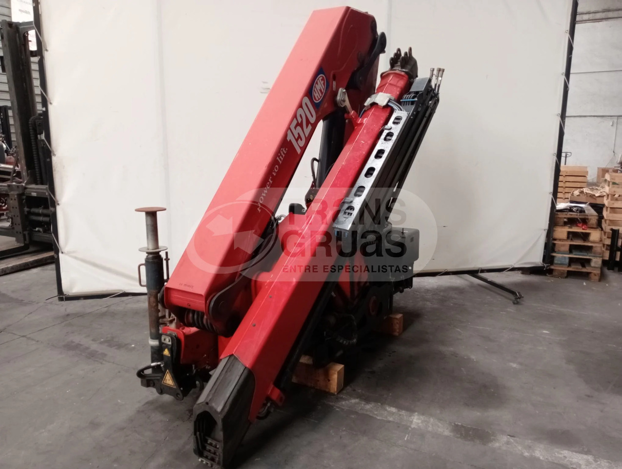 Grúa hidráulica HMF 1520 K4 - Truck mounted crane: picture 3 Grúa hidráulica HMF 1520 K4 - Truck mounted crane: picture 3