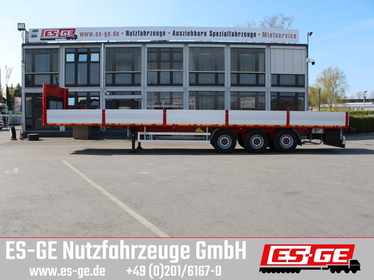 ES-GE 3-Achs Sattelanhänger -Bordwände - Dropside/ Flatbed semi-trailer: picture 2 ES-GE 3-Achs Sattelanhänger -Bordwände - Dropside/ Flatbed semi-trailer: picture 2