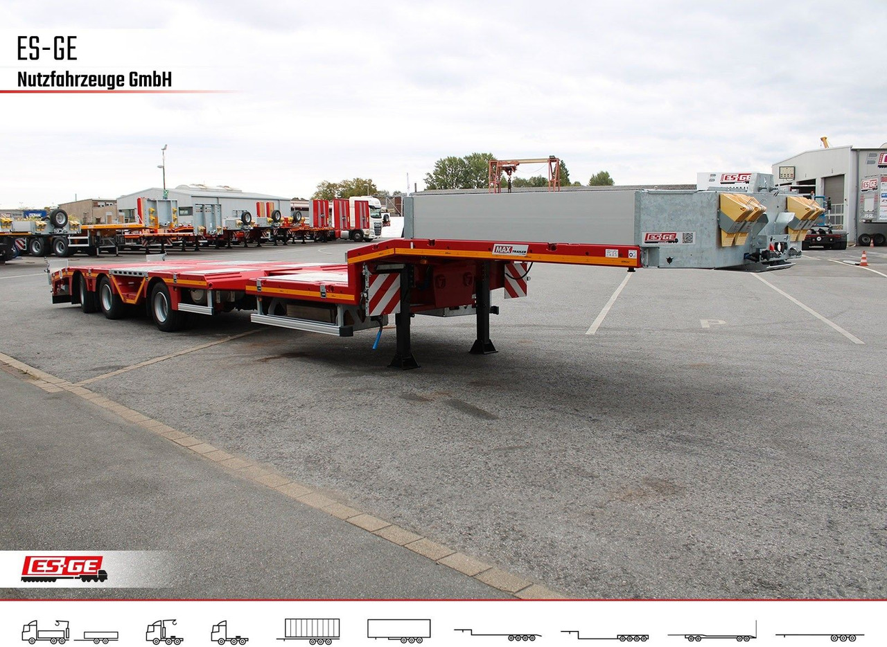 Low loader semi-trailer Faymonville MAX Trailer MAX100 Semi-Tieflader Radmulden: picture 9