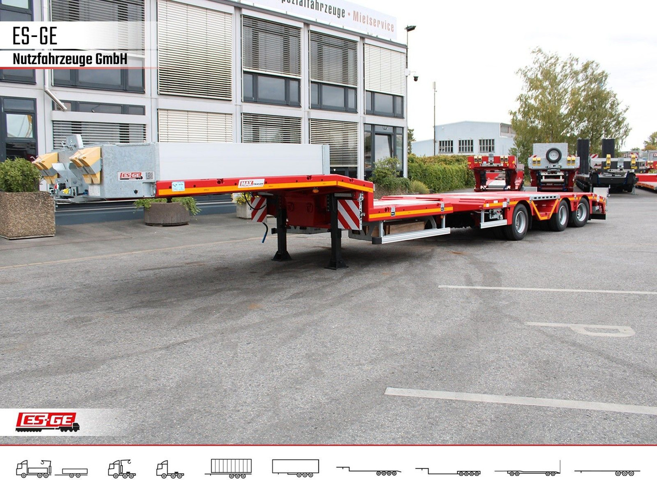 Faymonville MAX Trailer MAX100 Semi-Tieflader Radmulden - Low loader semi-trailer: picture 1 Faymonville MAX Trailer MAX100 Semi-Tieflader Radmulden - Low loader semi-trailer: picture 1