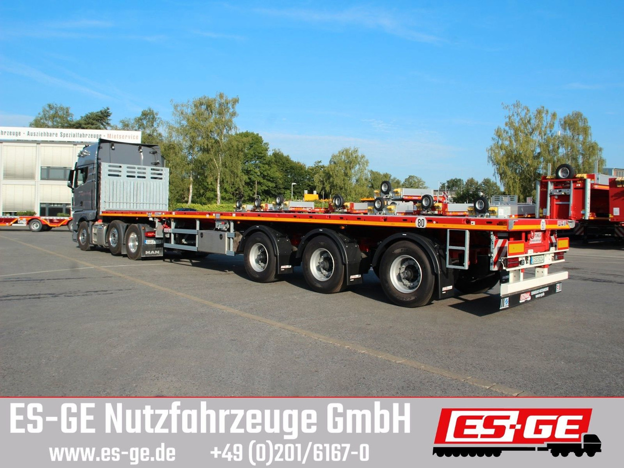 Faymonville MAX Trailer MAX210 Telesattel Faymonville MAX Trailer MAX210 Telesattel - Dropside/ Flatbed semi-trailer: picture 1 Faymonville MAX Trailer MAX210 Telesattel Faymonville MAX Trailer MAX210 Telesattel - Dropside/ Flatbed semi-trailer: picture 1